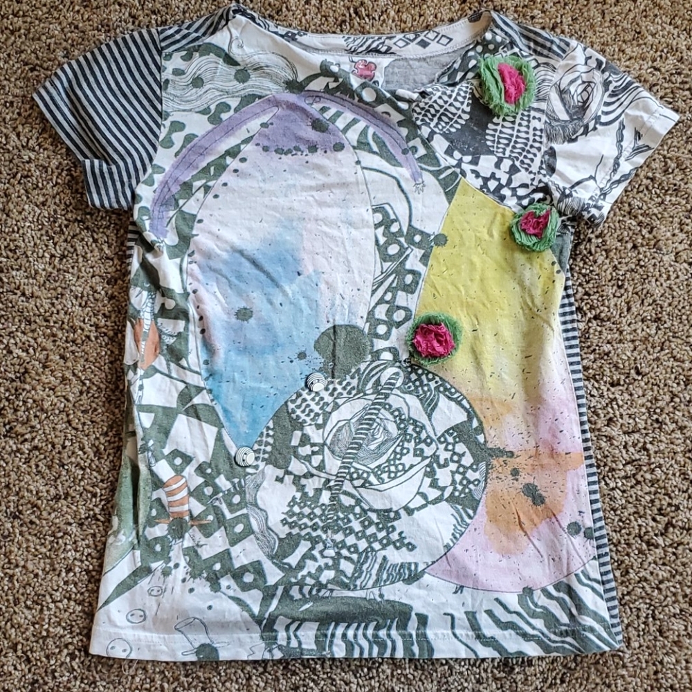 Desigual Girls Size 11/12 T-Shirt
